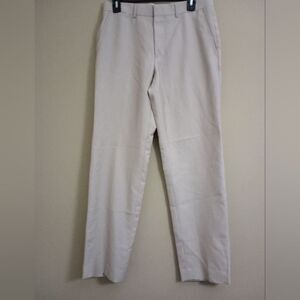 J. Ferrar Cream Color Slim Fit Dress Pants Size 30x30